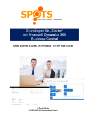NAV/Dynamics/Business Central Fachliteratur von SPOTS-BSS GmbH (Sonja Klimke)
